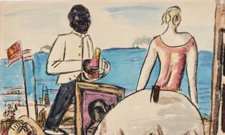 “Zandvoort Strandcafé” của Max Beckmann, 1934