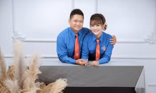 Ảnh cưới của chị Lê Thụy Thùy Trâm và anh Nguyễn Minh Nhã 