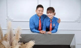 Ảnh cưới của chị Lê Thụy Thùy Trâm và anh Nguyễn Minh Nhã 