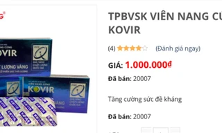 Trước thời điểm bị gỡ, hơn 20.000 sản phẩm KOVIR được bán qua website công ty