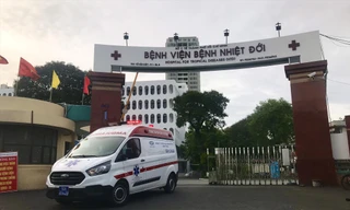 Bệnh viện Bệnh Nhiệt Đới TPHCM là nơi tiếp nhận điều trị các ca bệnh đậu mùa khỉ ảnh: Vân Sơn