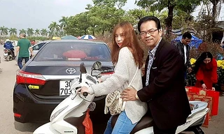 Bức ảnh gốc của cha con NSND Trần Nhượng 