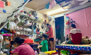 Không gian sinh hoạt của gia đình chị Nguyễn Thúy Quỳnh