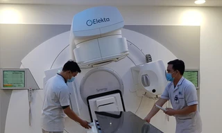 Hệ thống máy hiện đại phục vụ chẩn đoán, điều trị ung thư tại Bệnh viện Ung Bướu TPHCM ảnh: Vân Sơn 