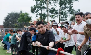 Tỉnh Đoàn Bắc Giang tổ chức nhiều hoạt động thể thao thu hút thanh niên công nhân trong doanh nghiệp nước ngoài tham gia Ảnh: Nguyễn Thắng 