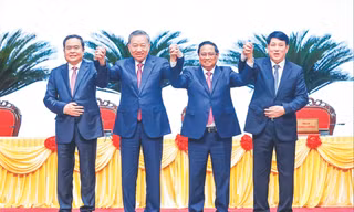 Tổng Bí thư, Chủ tịch nước Tô Lâm và Thủ tướng Phạm Minh Chính, Chủ tịch Quốc hội Trần Thanh Mẫn, Thường trực Ban Bí thư Lương Cường 