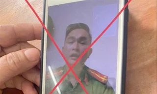 Hình ảnh đối tượng giả danh công an gọi điện lừa đảo Ảnh: Công an cung cấp