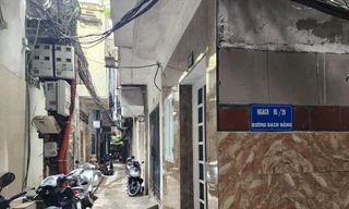 Một khu nhà trọ trên đường Bạch Đằng (quận Hai Bà Trưng)