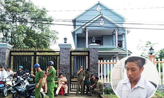 Căn biệt thự xảy ra vụ án mạng khiến vợ con của cán bộ huyện Châu Đức, Bà Rịa - Vũng Tàu tử vong và nghi phạm Châu Minh Nhân