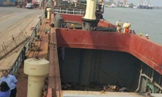 Điều tra vụ công nhân rơi xuống hầm tàu tử vong