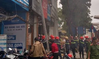 Hiện trường vụ cháy.