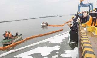 Quang cảnh buổi diễn tập