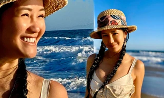 Tung ảnh quyến rũ bên bờ biển, diva Hồng Nhung trẻ đẹp tựa đôi mươi 