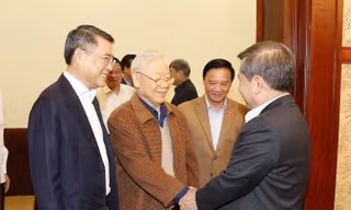 Tổng Bí thư Nguyễn Phú Trọng chủ trì cuộc họp về phòng, chống tham nhũng, tiêu cực