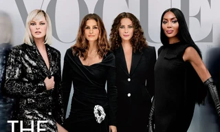 Ảnh bìa các siêu mẫu vĩ đại nhất bị ví như đám tang