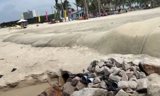 Phát hiện nhiều ống xả thải ra biển Hồ Tràm, Bà Rịa - Vũng Tàu