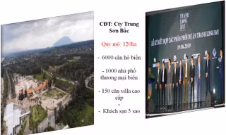 Siêu dự án Thanh Long Bay chưa được duyệt quy hoạch đã rao bán rầm rộ