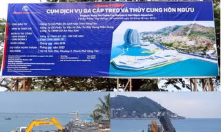 Tạm ngừng dự án lấp biển làm thủy cung ở TP Vũng Tàu