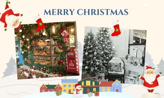 Rộn ràng không khí Giáng sinh: Hàng quán thay áo mới, giới trẻ lên đồ hòa mình vào mùa lễ hội