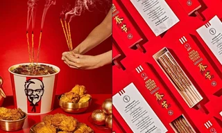 KFC Thái Lan gây phẫn nộ khi giới thiệu sản phẩm "hộp nhang mùi gà rán" cho Tết Nguyên đán
