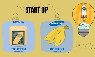 "Quá khứ" khởi nghiệp của các tập đoàn lớn: Nokia bán giấy vệ sinh, Samsung sản xuất cá khô?