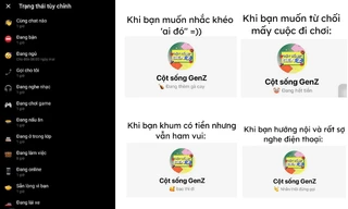 "Đang hoạt động" xưa rồi, Gen Z giờ "đang ăn", "đang ế" với tính năng mới của Messenger