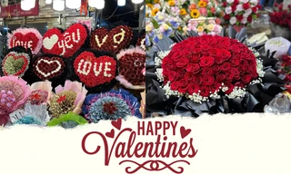 Ghé "thiên đường hoa" Hồ Thị Kỷ mùa Valentine: Mao lương, tulip soán ngôi hoa hồng