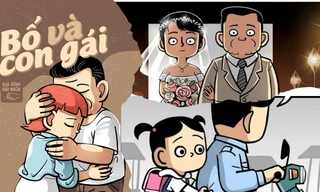 Truyện tranh về con gái và một người bố "bình thường" khiến ai cũng rơi nước mắt