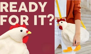 “Độc lạ Singapore”: Đi ăn gà rán, khách hàng được tặng túi gà bông cưng xỉu!