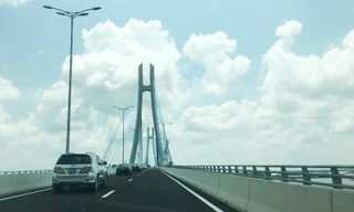 Ngày 19/5, thông xe cầu Vàm Cống 5700 tỷ đồng