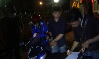 Bắt giữ 45 đối tượng đua xe trái phép lúc rạng sáng