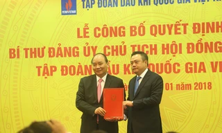 Thủ tướng Nguyễn Xuân Phúc trao Quyết định Chủ tich HĐTV cho ông Trần Sỹ Thanh