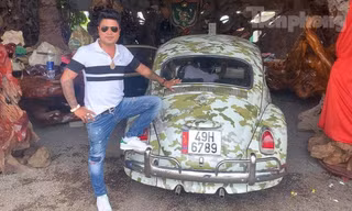 Xế cổ Volkswagen Beetle biển số sảnh tiến tại Đà Lạt
