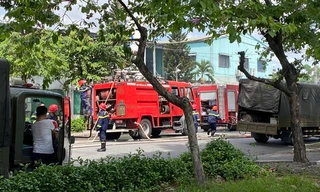 TP HCM: Cảnh sát dùng flycam chữa cháy ở KCX Linh Trung 1