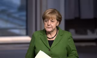 Thủ tướng Đức Angela Merkel phát biểu trước Quốc Hội tại Berlin hôm 18/11