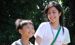 Thí sinh 'Nữ sinh duyên dáng' thiện nguyện tại làng trẻ SOS