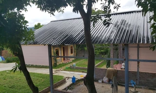 Khu đất nhà văn hóa Khu 7 bị chiếm dụng, quây tôn
