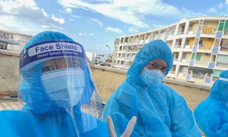 Những hình ảnh đẹp trong nhật ký tình nguyện vùng dịch của cặp đôi 9x