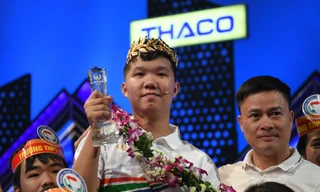 Quán quân Đường lên đỉnh Olympia 23 Lê Xuân Mạnh ước mơ làm bác sĩ