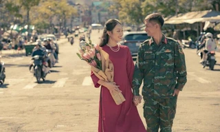 Ảnh cưới mang cảm hứng thập niên xưa của chàng quân nhân và cô giáo trẻ 