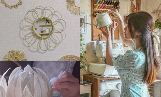 Cô gái Việt sống ở Nhật làm đồ trang trí từ bắp ngô được dân mạng 'tấm tắc' khen