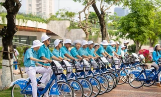 Teen Đà Nẵng trải nghiệm đạp xe công cộng ngắm phố phường, học giao thông xanh