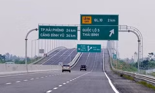 Cao tốc Hà Nội- Hải Phòng chỉ thu phí tự động không dừng từ ngày 1/6 tới.