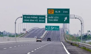 Cao tốc Hà Nội- Hải Phòng chỉ thu phí tự động không dừng từ ngày 1/6 tới.