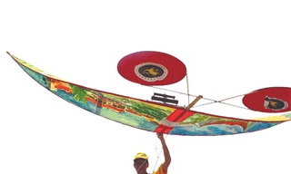 Sáo là phần không thể thiếu trên các cánh diều đến từ đoàn diều Nam Định