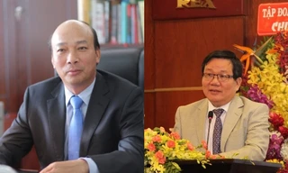 Ông Lê Minh Chuẩn (trái) và ông Trần Quang Nghị (phải) vừa được bổ nhiệm Chủ tịch Hội đồng thành viên hai tập đoàn lớn là Vinacomin và Vinatex.