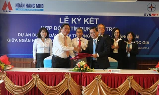 MHB ký hợp đồng tín dụng tài trợ DA điện