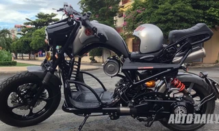 Ngắm xe tay ga đi phượt cực độc của thủ khoa Đại học Kiến Trúc