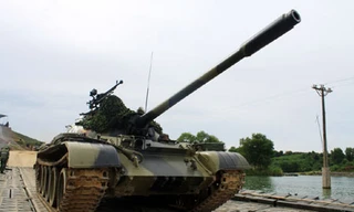 Xe tăng, xe pháo vượt chướng ngại nước