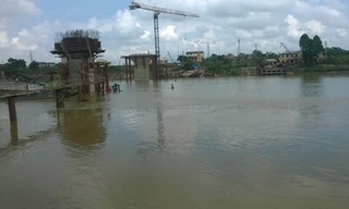 Nơi gia đình khoanh vùng tìm kiếm thi thể nạn nhân.